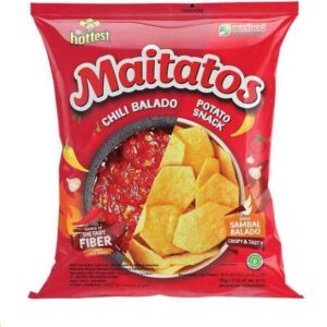 Mr. Hottest Maitos Potato Chips Chili Balado